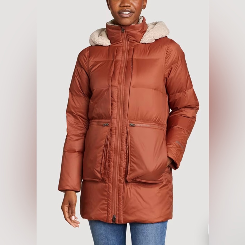BRAND NEW Eddie Bauer | Women’s Paprika Puffer Down Jacket Size XS